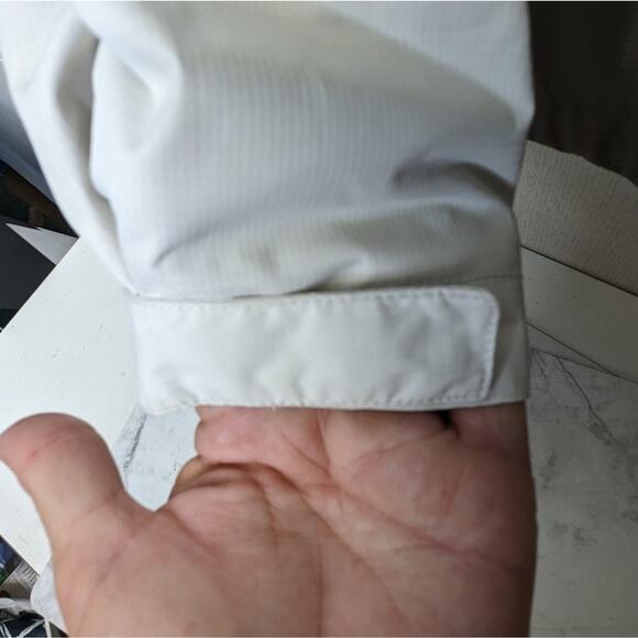 The North Face grey white HyVent utility jacket size medium - Picture 8 of 14